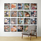 Erstellen Sie Ihren eigenen 20-Foto Collage Keepak Wandteppich (Beispiel (Horizontal))