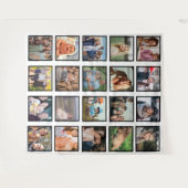 Erstellen Sie Ihren eigenen 20-Foto Collage Keepak Wandteppich (Vorderseite (Horizontal))