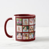 Erstellen Sie Ihren eigenen 22-Collage-Familiennam Tasse (Links)