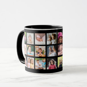 Erstellen Sie Ihren eigenen 22-Collage Familiennam Tasse