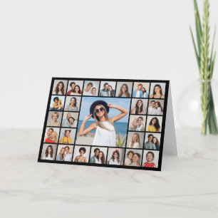 Erstellen Sie Ihren eigenen 27 Foto Collage Gruß Karte
