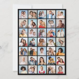 Erstellen Sie Ihren eigenen 35 Foto Collage Gruß Karte