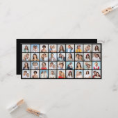 Erstellen Sie Ihren eigenen 36 Foto Collage Gruß Karte (Vorderseite/Rückseite Beispiel)