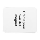 Erstellen Sie Ihren eigenen 3x4-Zoll-Magneten Magnet (Horizontal)