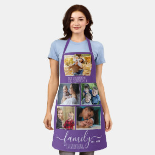 Erstellen Sie Ihren eigenen 5-Collage Familienname Schürze