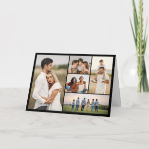 Erstellen Sie Ihren eigenen 5-Foto Collage Gruß Karte