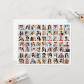 Erstellen Sie Ihren eigenen 63 Foto Collage Gruß Karte (Vorderseite/Rückseite Beispiel)