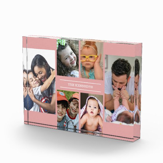 Erstellen Sie Ihren eigenen 6-Bild-Collage-Familie Fotoblock (Rechts)