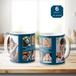 Erstellen Sie Ihren eigenen 6-Collage-Familienname Kaffeetasse<br><div class="desc">Maßgeschneiderte Foto Collage Kaffee Tasse,  um mit 6 Bildern und Familiennamen personalisieren.</div>