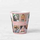 Erstellen Sie Ihren eigenen 6-Collage-Familienname Milchtasse (Vorderseite)