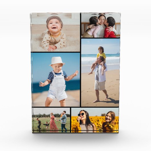 Erstellen Sie Ihren eigenen 6 Collage Foto Block (Vorderseite)