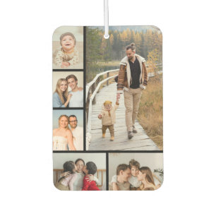 Erstellen Sie Ihren eigenen 6-Foto-Collage-Luftver Autolufterfrischer