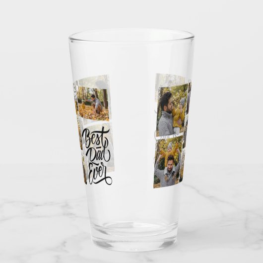 Erstellen Sie Ihren eigenen 6-FotoCollage Bester V Glas (Links)