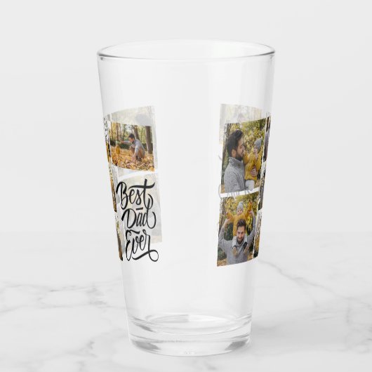 Erstellen Sie Ihren eigenen 6-FotoCollage Bester V Glas (Rechts)