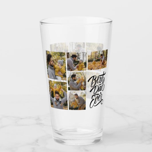 Erstellen Sie Ihren eigenen 6-FotoCollage Bester V Glas (Vorderseite)