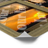 Erstellen Sie Ihren eigenen 6-poligen hellbraunen Poster (Ecke)