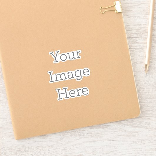 Medium 15,2 cm x 15,2 cm Individuell geschnittene Vinylaufkleber (Notizbuch)