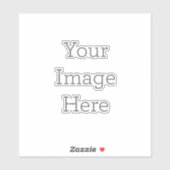 Medium 15,2 cm x 15,2 cm Individuell geschnittene Vinylaufkleber (Blatt)