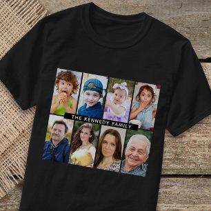 Erstellen Sie Ihren eigenen 8-Collage-Familienname T-Shirt