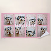 Erstellen Sie Ihren eigenen 8-Individuelle Name Co Strandtuch (Vorderseite)