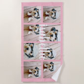 Erstellen Sie Ihren eigenen 8-Individuelle Name Co Strandtuch (Vorderseite)