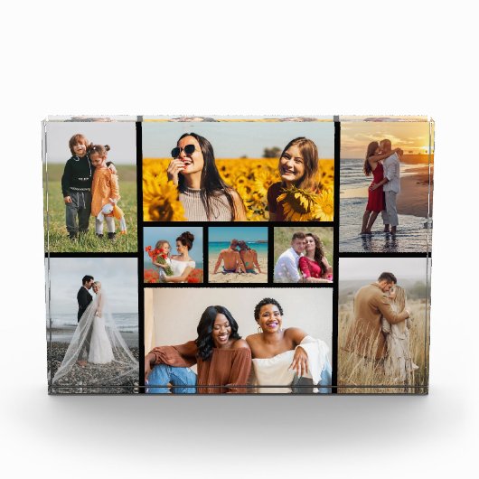 Erstellen Sie Ihren eigenen 9 Foto Collage Block (Vorderseite)