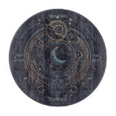 Erstellen Sie Ihren eigenen Abstrakten Celestial L Schneidebrett (Vorderseite)