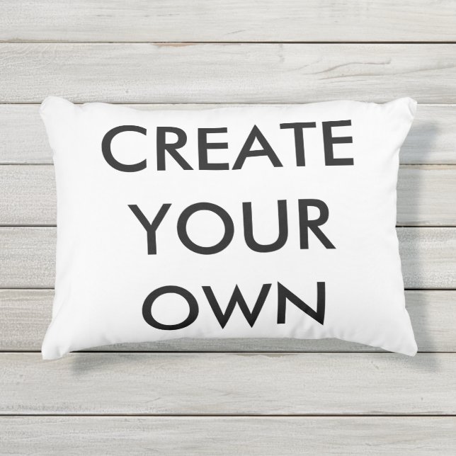 Erstellen Sie Ihren eigenen Akzent im Freien 12 Zo Kissen Für Draußen (Vorderseite)