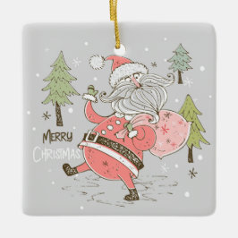 Erstellen Sie Ihren eigenen Albernen Weihnachtsman Keramikornament