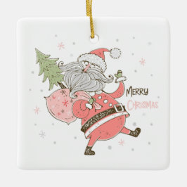 Erstellen Sie Ihren eigenen Albernen Weihnachtsman Keramikornament