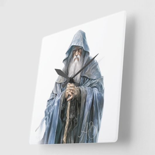 Erstellen Sie Ihren eigenen alten Assistenten Quadratische Wanduhr (Winkel)