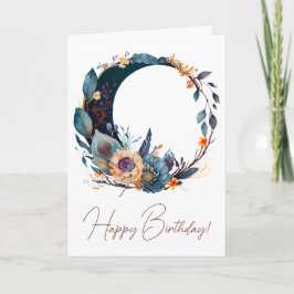 Erstellen Sie Ihren eigenen Aquamarinen und golden Feiertagskarte