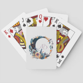 Erstellen Sie Ihren eigenen Aquamarinen und golden Spielkarten