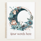 Erstellen Sie Ihren eigenen Aquamarinen und pfirsi Planer (Vorderseite)