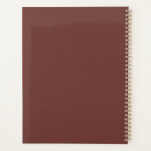 Erstellen Sie Ihren eigenen Aquamarinen und pfirsi Planer (Rückseite)