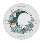 Erstellen Sie Ihren eigenen Aquamarinen und pfirsi Schneidebrett (Vorderseite)