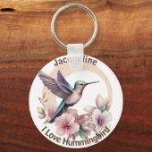 Erstellen Sie Ihren eigenen Aquarell Hummingbird-I Schlüsselanhänger (Vorderseite)