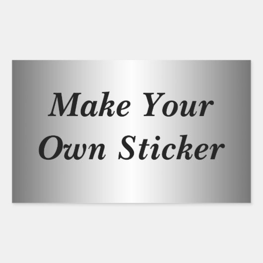 Erstellen Sie Ihren eigenen Aufkleber (Vorderseite)