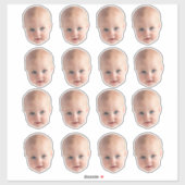 Erstellen Sie Ihren eigenen Babyaufkleber Aufkleber (Blatt)