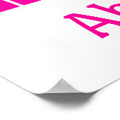 Erstellen Sie Ihren eigenen Babynamen Poster (Ecke)