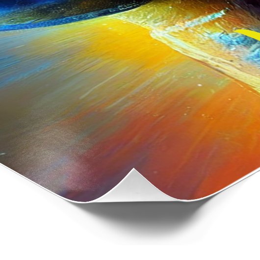 Erstellen Sie Ihren eigenen Bären im Weltraumatron Poster (Ecke)