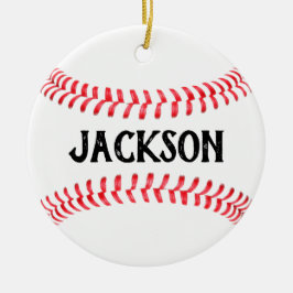 Erstellen Sie Ihren eigenen Baseball-Player-Indivi Keramik Ornament