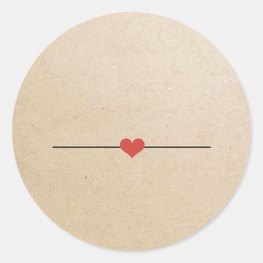 Erstellen Sie Ihren eigenen Beige-Kraftsack-Klassi Runder Aufkleber (Vorderseite)