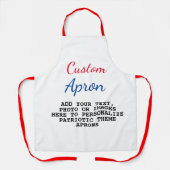 Erstellen Sie Ihren eigenen benutzerdefinierten am Schürze (Vorderseite)