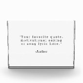 Erstellen Sie Ihren eigenen benutzerdefinierten An Fotoblock (Vorderseite)