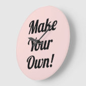 Erstellen Sie Ihren eigenen benutzerdefinierten Au Große Wanduhr (Winkel)