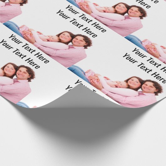 Erstellen Sie Ihren eigenen benutzerdefinierten Fo Geschenkpapier (Ecke)