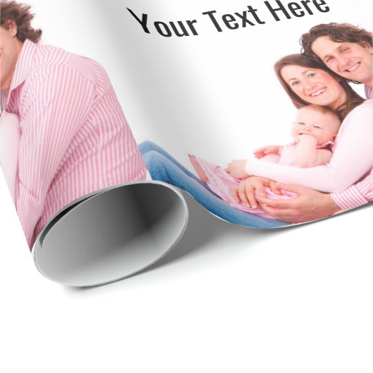 Erstellen Sie Ihren eigenen benutzerdefinierten Fo Geschenkpapier (Rolleneckpunkt)