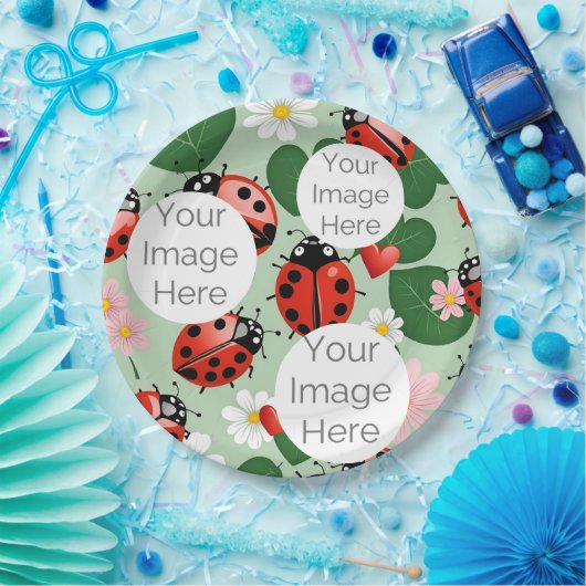 erstellen Sie Ihren eigenen benutzerdefinierten Fo Pappteller (Party)