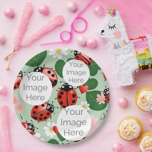 erstellen Sie Ihren eigenen benutzerdefinierten Fo Pappteller (Party)